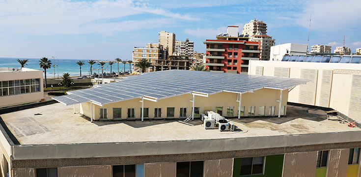 Photovoltaic system within the Kindergarten building